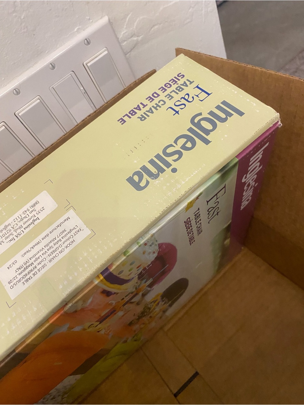 Inglesina Fast Table-Top High Chair - dark green New in box